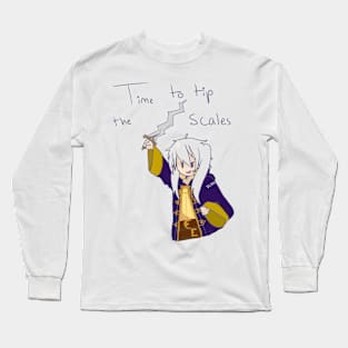 Time to Tip the Scales! (female) Long Sleeve T-Shirt